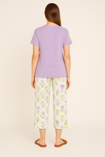 BLS - Violet Viscose Pajama Set